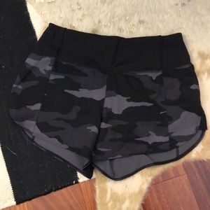 Like-new Athleta Camo Running Shorts